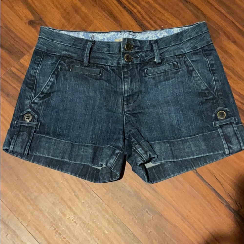 Denim shorts